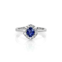 0.72ct Blue Sapphire Ring - J6114