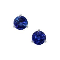 0.90ct Blue Sapphire Earring - J7535