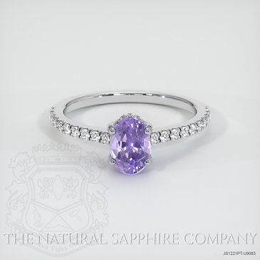 Image of Purple Sapphire Ring - Oval 1.21 Ct. - Platinum 950 - #JS1221PT,U9083