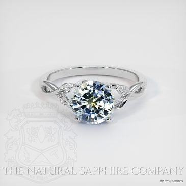 Image of Bi Color Sapphire Ring - Round 1.73 Ct. - Platinum 950 - #JS1320PT,CG839