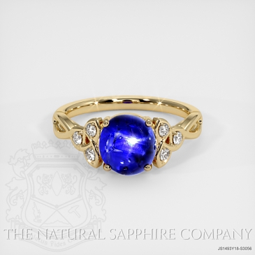 Image of Blue Sapphire Ring - Round 2.39 Ct. - 18K Yellow Gold - #JS1493Y18,S3056