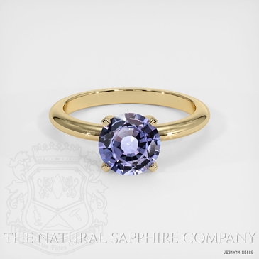 Image of Purple Sapphire Ring - Round 1.40 Ct. - 14K Yellow Gold - #JS31Y14,S5889