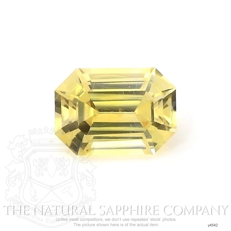 1.57 Cts Natural Yellow Sapphire Loose Gemstone Oval Cut