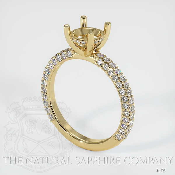Yellow Sapphire Ring - Round 2.54 Ct. - 14K Yellow Gold